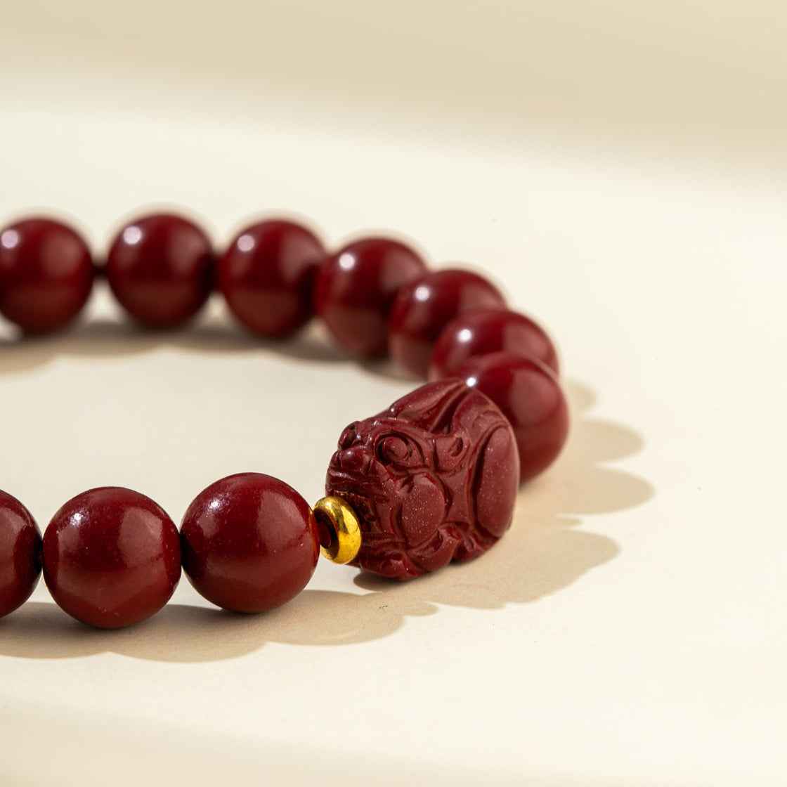 Purple Sand Pixiu Jade Sculpture Bracelet-Natural Energy & Handmade