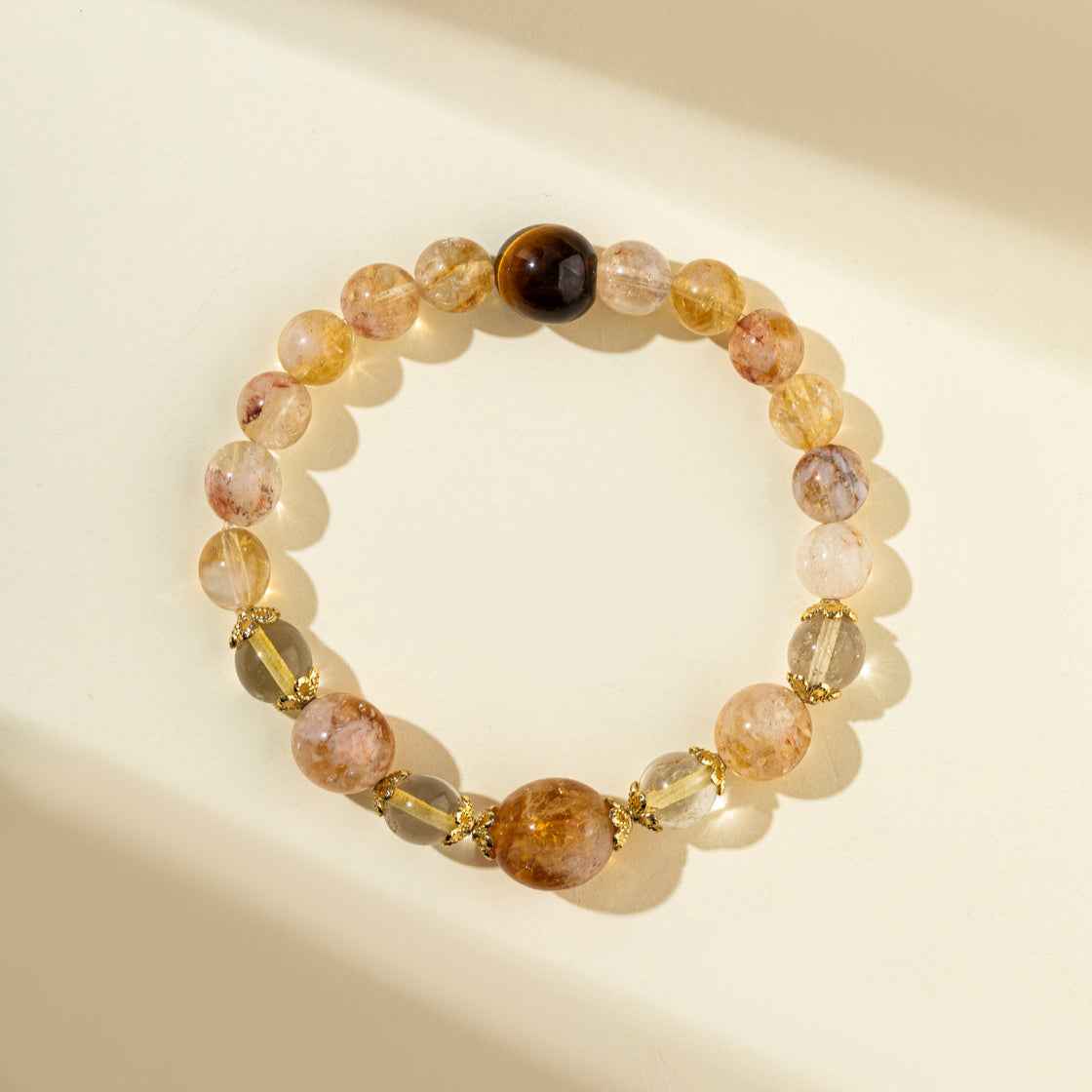 Citrine Desert Heart Bracelet-Natural Energy & Handmade