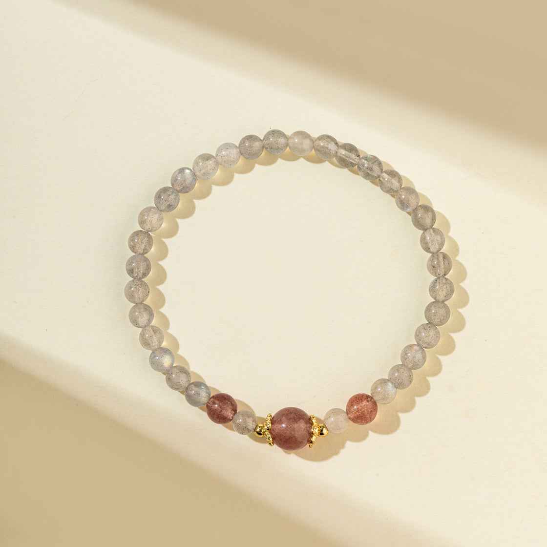 Crystal Gold Bracelet-Natural Energy & Handmade