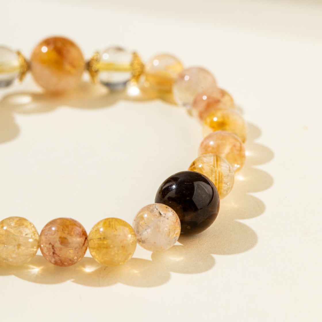 Citrine Desert Heart Bracelet-Natural Energy & Handmade