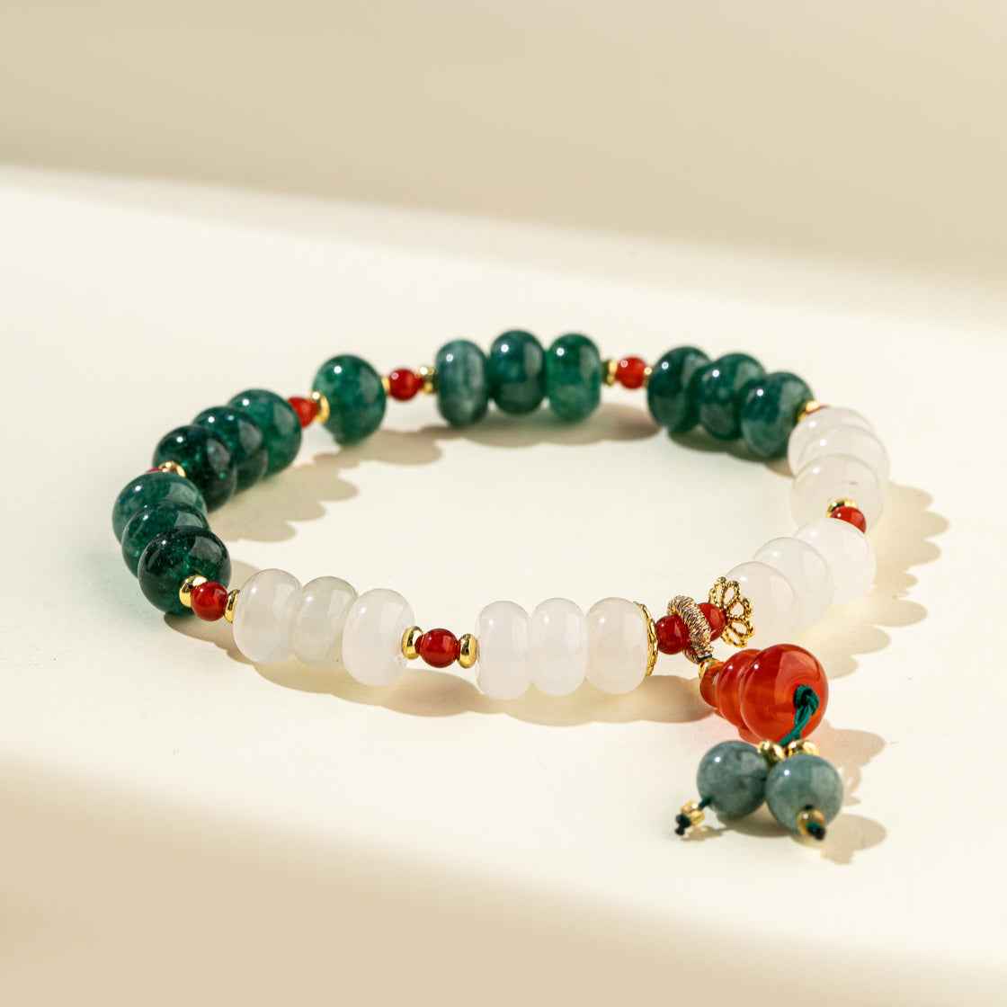 Agate Quartz Crystal Bracelet-Natural Energy & Handmade