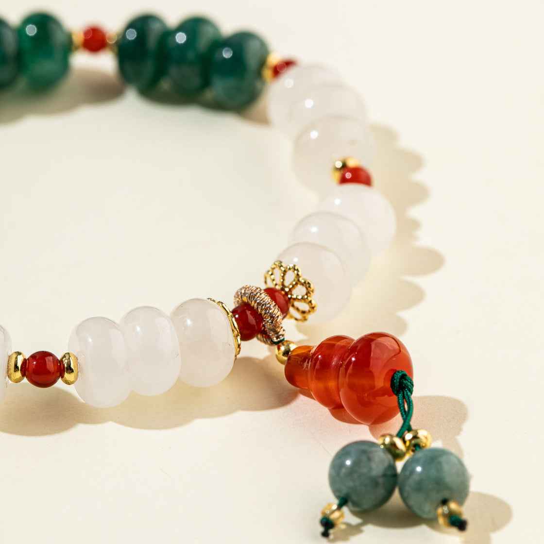 Agate Quartz Crystal Bracelet-Natural Energy & Handmade