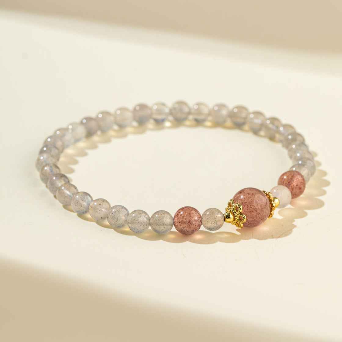 Crystal Gold Bracelet-Natural Energy & Handmade