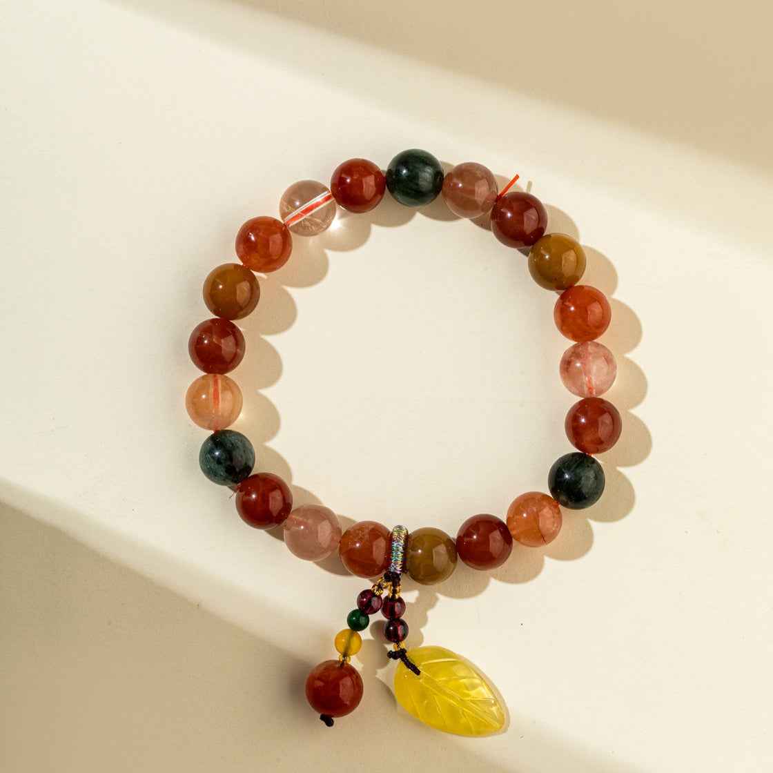 Natural Resin Quartz Crystal Necklace-Natural Energy & Handmade