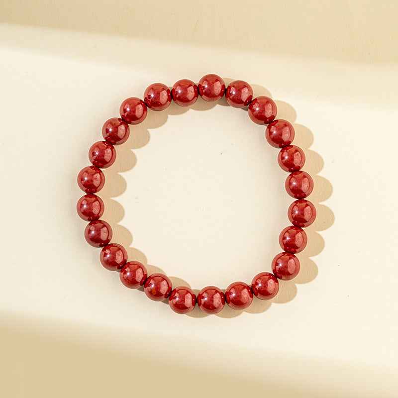 Red Agate Bracelet-Natural Energy & Handmade