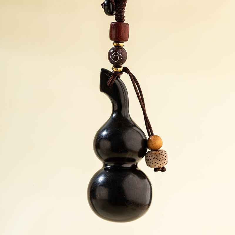 Natural Agate Gourd Sculpture Pendant-Natural Energy & Handmade