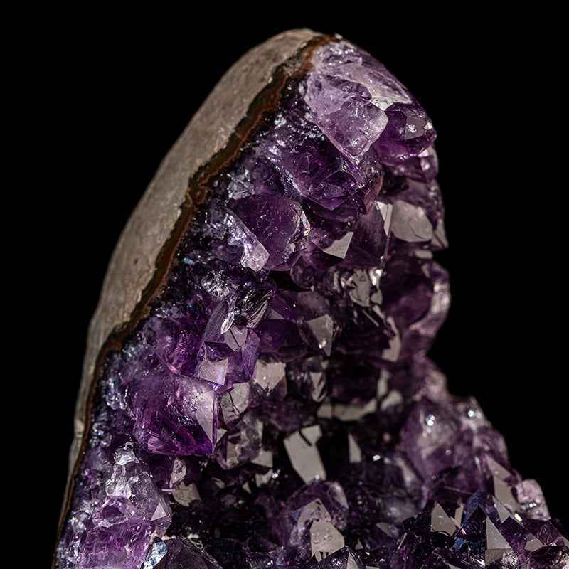 Natural Agate Gourd & Uruguayan Amethyst Pendant – Handmade, Healing Energy