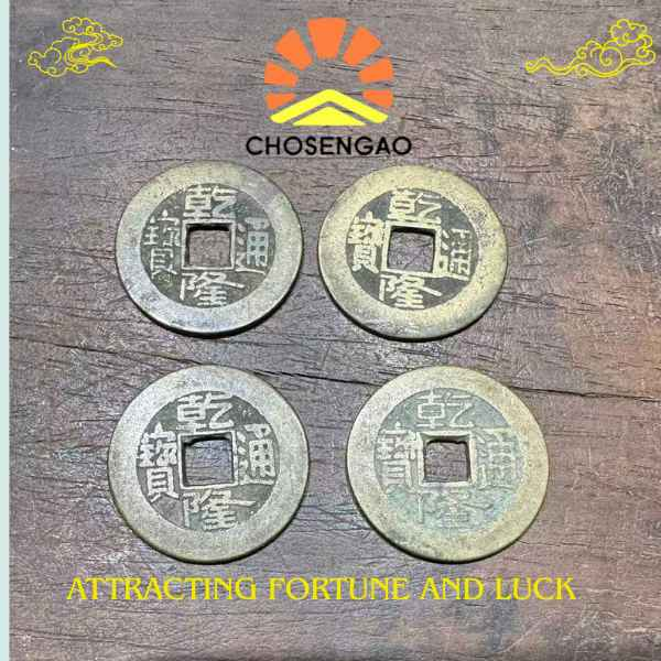 Feng Shui Ancient Copper Coins - Attracting Wealth, Good Fortune, Peace, and Health