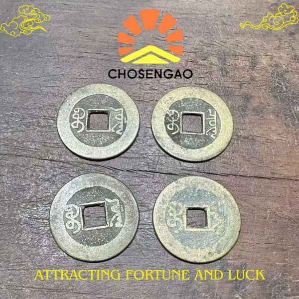 Feng Shui Ancient Copper Coins - Attracting Wealth, Good Fortune, Peace, and Health