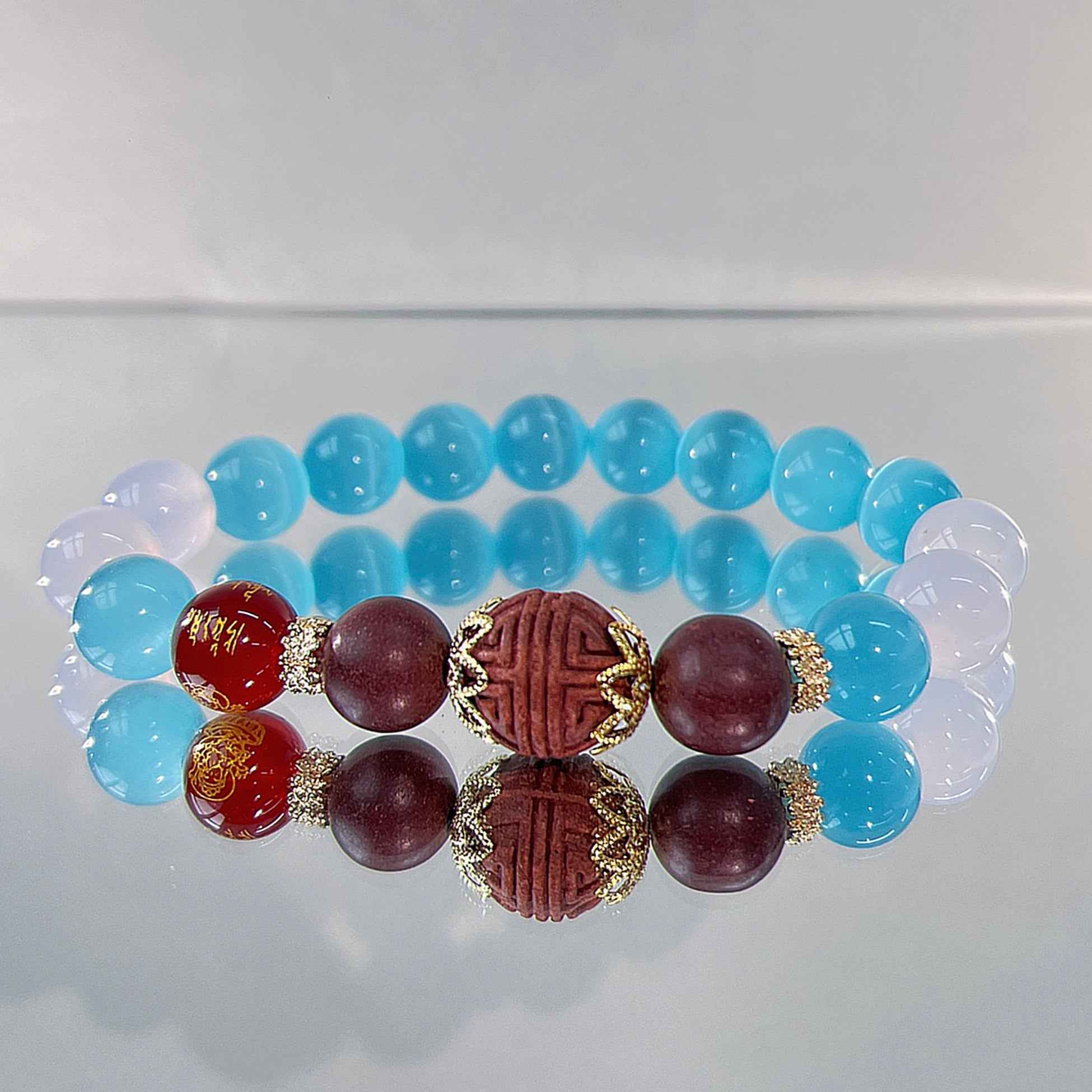 Sky Blue Crystal Healing Bracelet | Lucky Guardian
