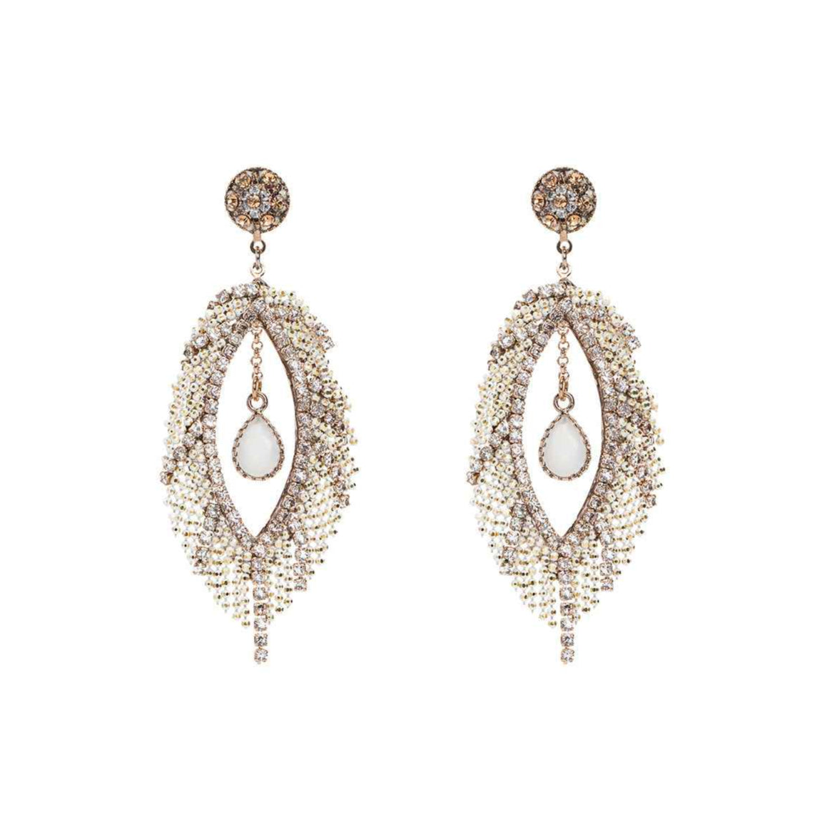 Tassel Leaf Earrings - Artistic and Exaggerated Earrings
