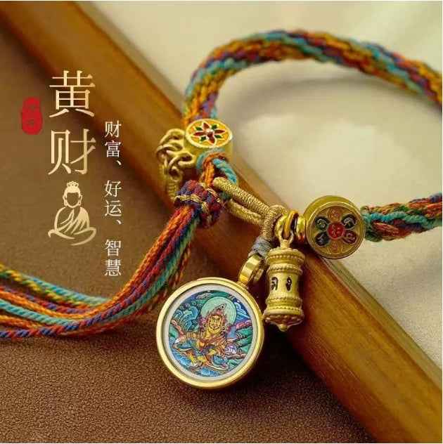 Tibetan Hand-Rubbed Cotton Thread Chakra Hand Rope Thangka Bracelet-Zodiac Signs