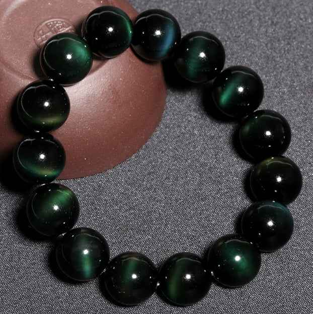 Green Eye Pure Black Yosemite Fortune Bracelet
