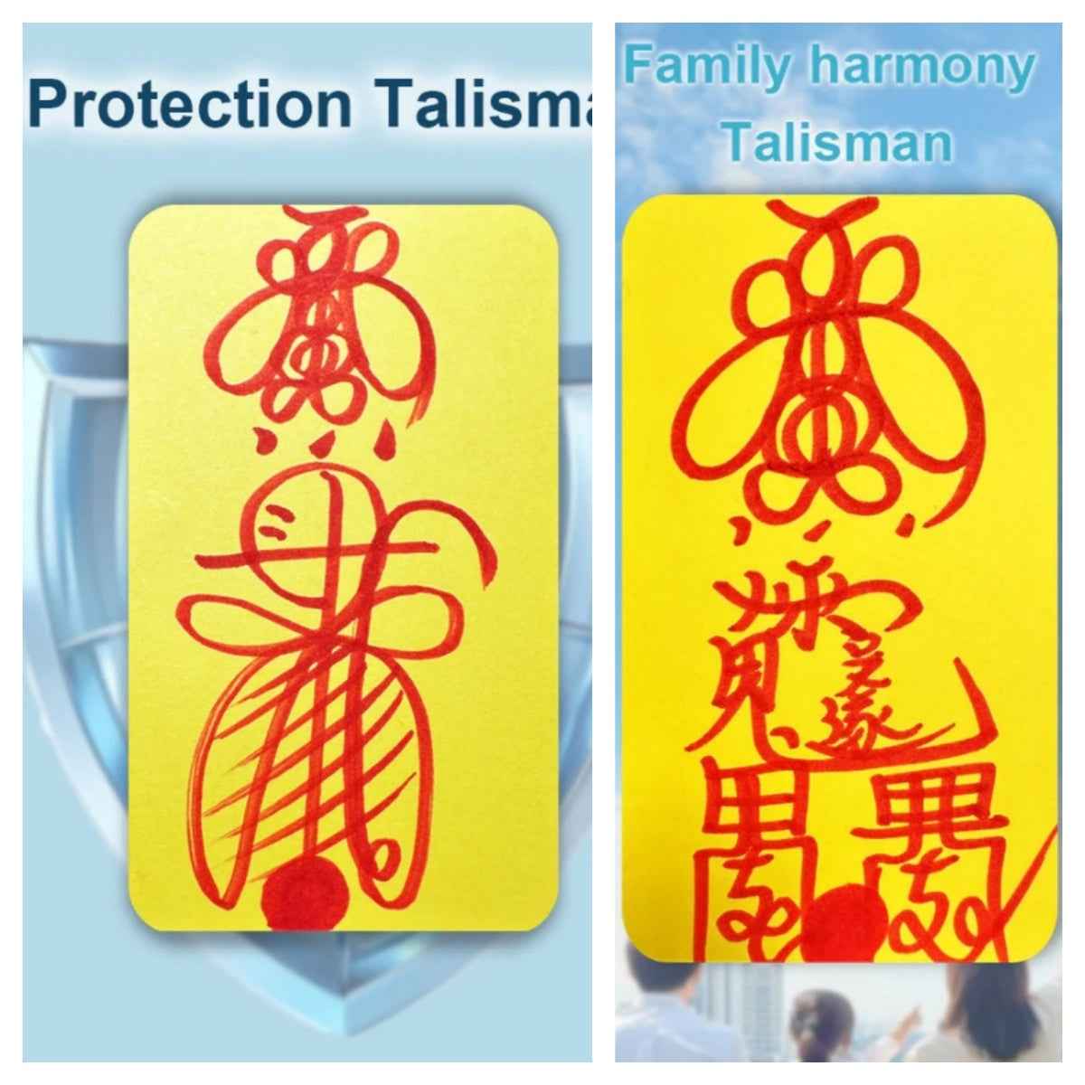 Dual Talisman Fusion: Protection Sigil + Family Bond Amplifier