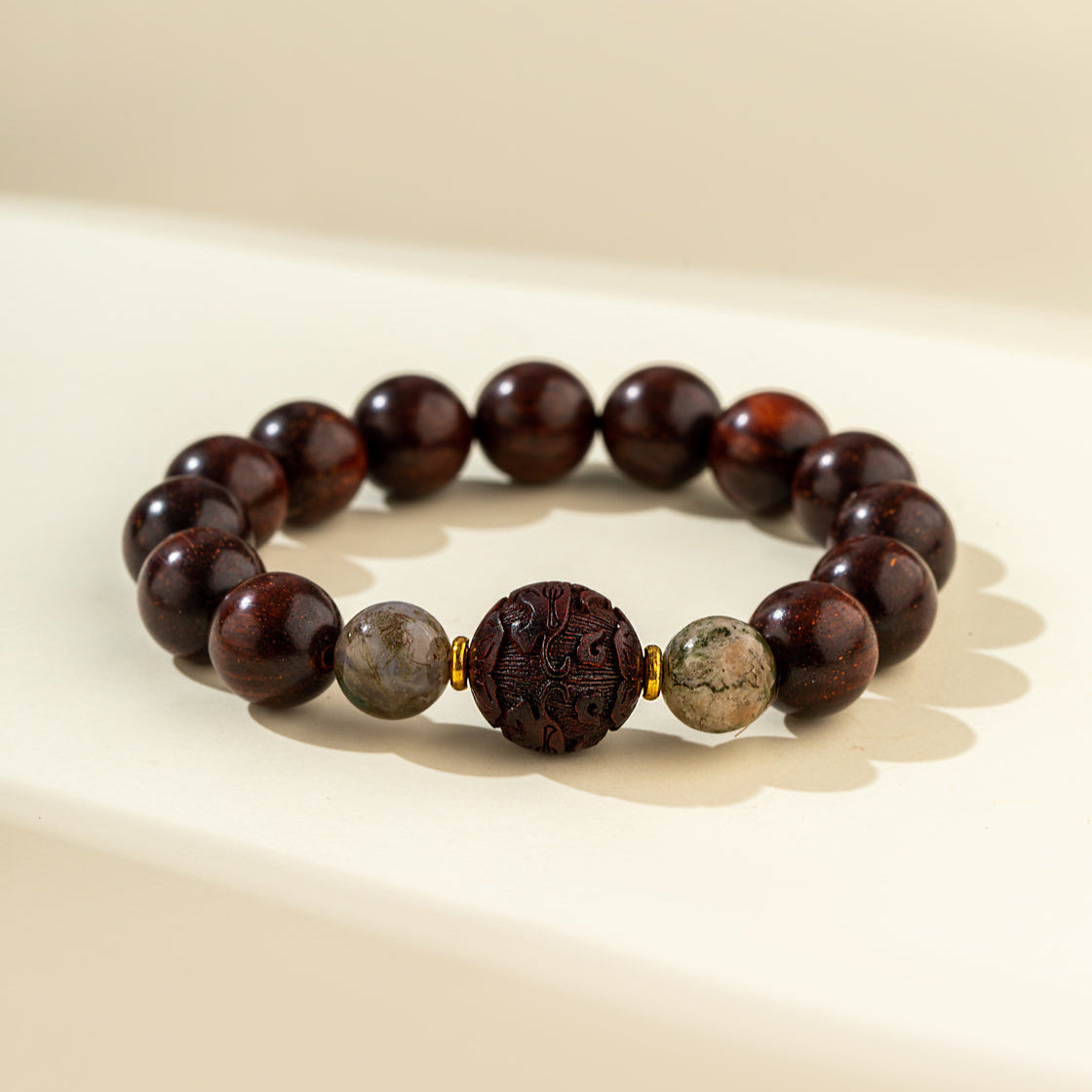 Natural Sandalwood Jade Bracelet-【Natural Energy & Handmade】