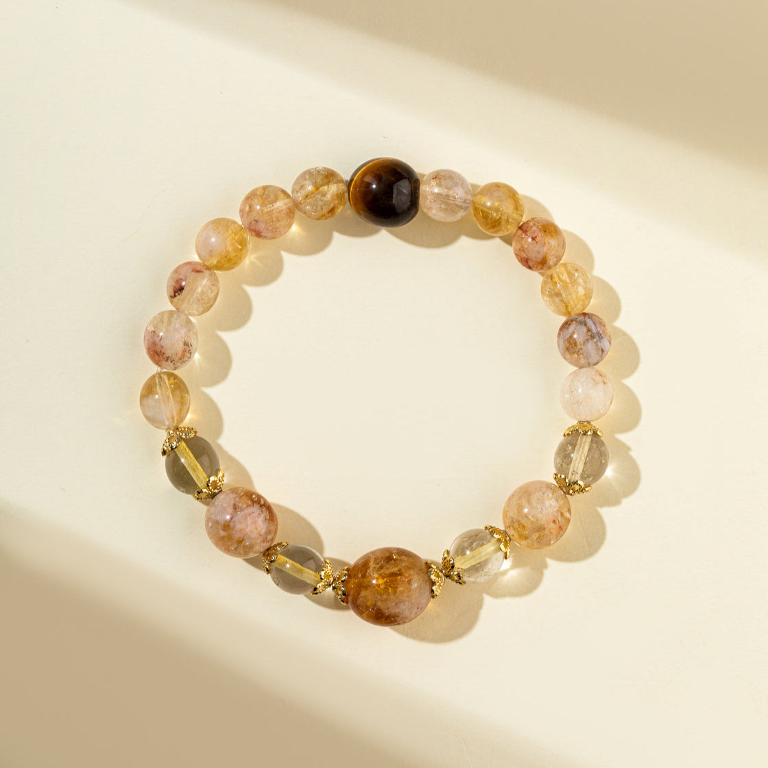 Citrine Desert Heart Bracelet-【Natural Energy & Handmade】