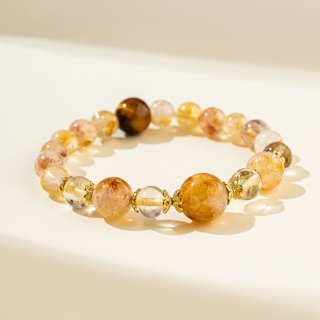 Citrine Desert Heart Bracelet-【Natural Energy & Handmade】