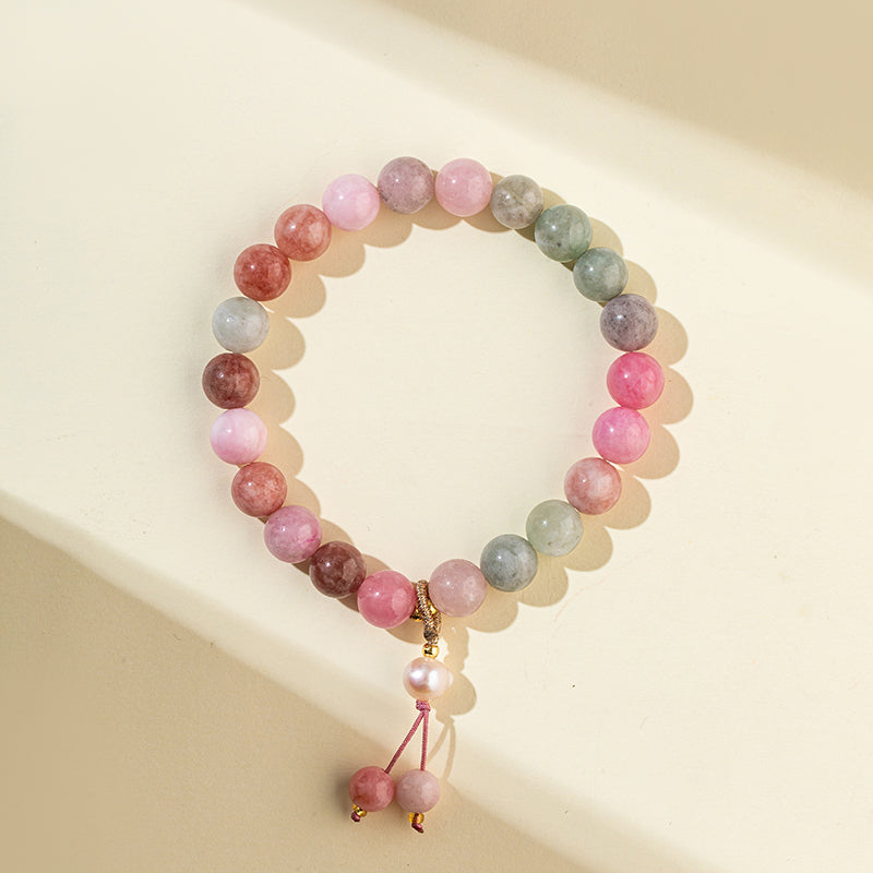 Jade Quartz Crystal Bracelet-【Natural Energy & Handmade】