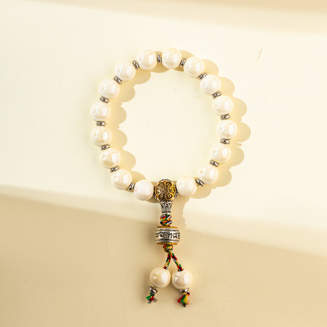 Pearl Gold Buddhism Bracelet-【Natural Energy & Handmade】