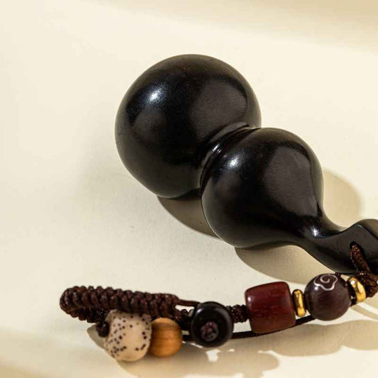 Natural Agate Gourd Sculpture Pendant-Natural Energy & Handmade