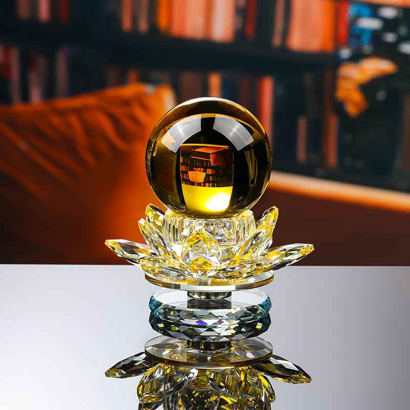 Luxury - light Parrot Crystal Ornament - A Premier Enamel Artwork