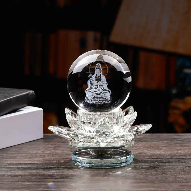 Luxury - light Parrot Crystal Ornament - A Premier Enamel Artwork