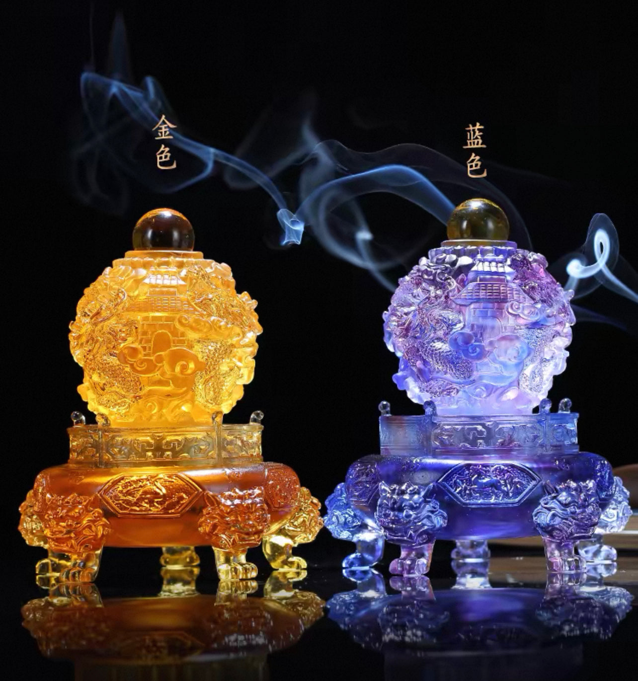 【The treasure of the store】Colored Glaze Wealth Gathering Basin Ornament for Attracting Prosperity and Good Fortune