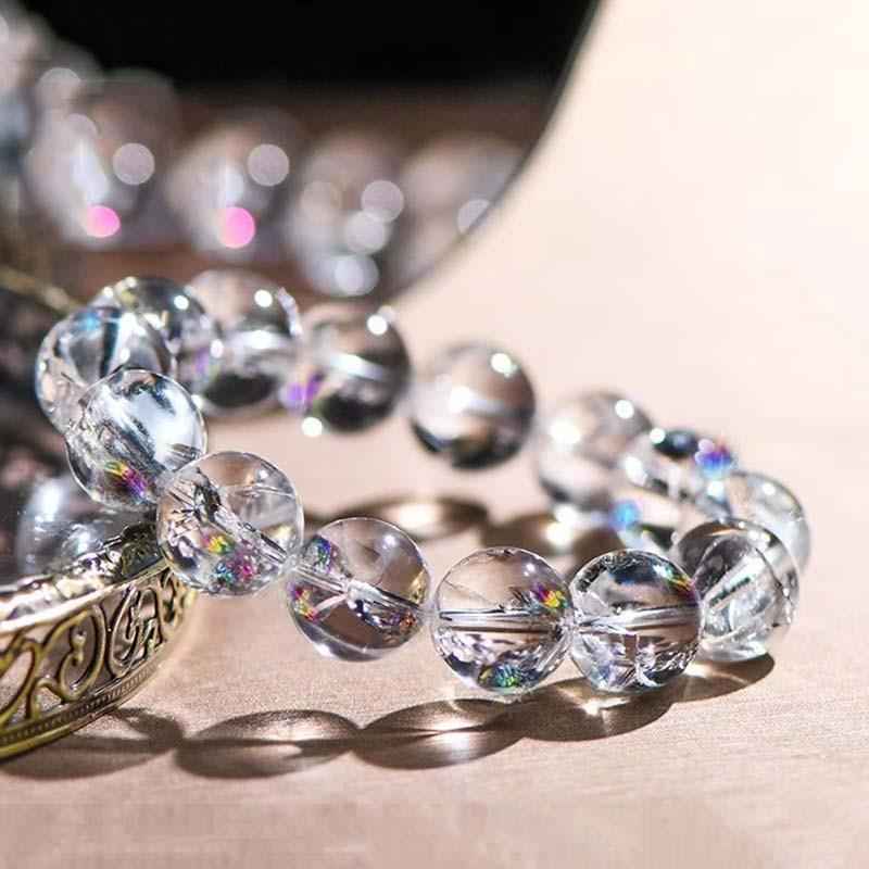 Brazilian Purple Rutilated Quartz Super Seven Bracelet - Collection - level Energy Treasure