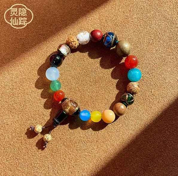 Tibetan Jade Yak Bone Bracelet