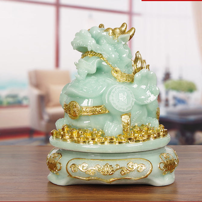 Jade Pixiu Ornament for Wealth Attraction, Home Protection, and Career Boosting