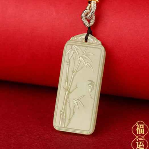 Peace Pendant Necklace – Timeless Jade Elegance for Men &amp; Women