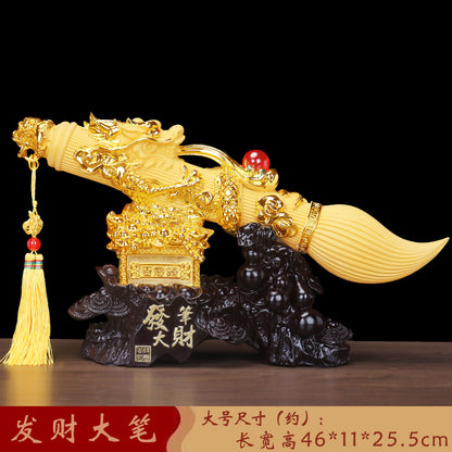 "Make a Fortune" Wealth - Attracting Writing Brush Decoration