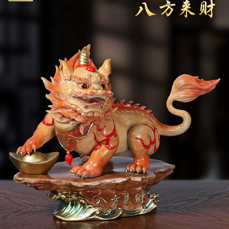 Brass Pixiu Wealth Decor for Attracting Abundance and Harmonizing Your Home