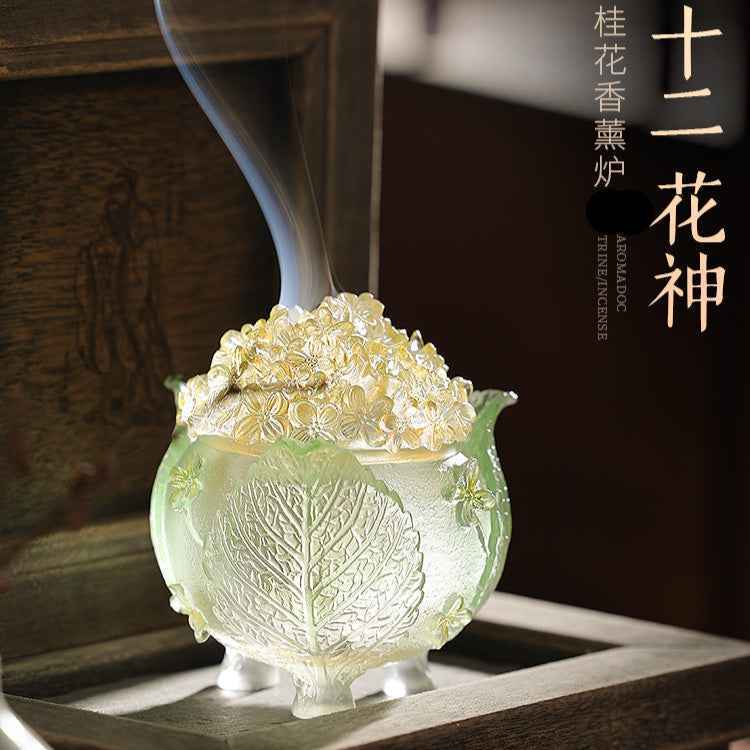 Lustrous Boshan Incense Burner | Auspicious Aroma Burner Blessed by Master Chosengao