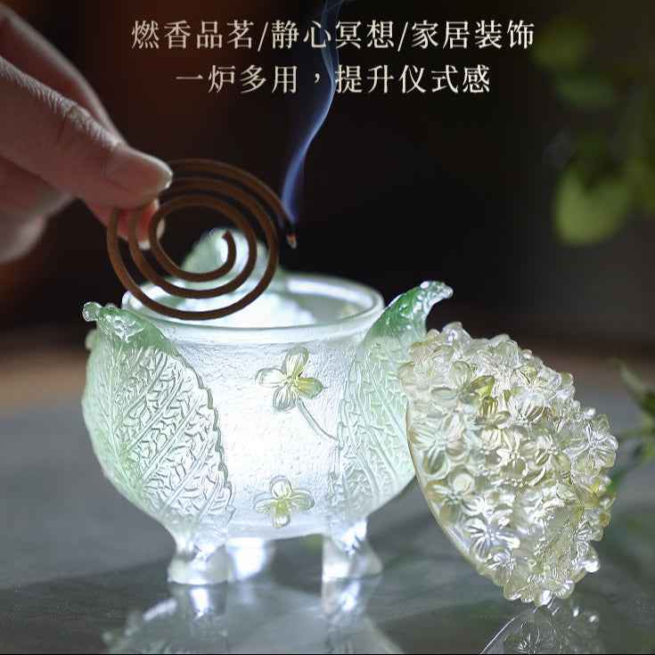 Lustrous Boshan Incense Burner | Auspicious Aroma Burner Blessed by Master Chosengao