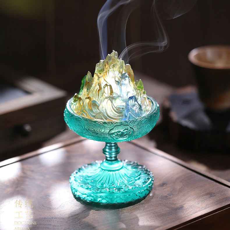 Intangible Cultural Heritage Ancient - method Glass Incense Burner