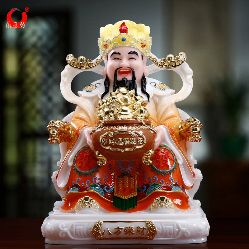 God of Wealth Ornament for Attracting Prosperity and Abundance