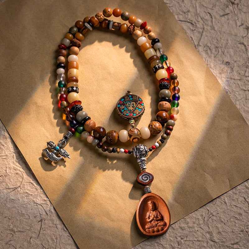 Gold and Silver Sheen Obsidian Lion - head Bracelet with Tiger's Eye Stone