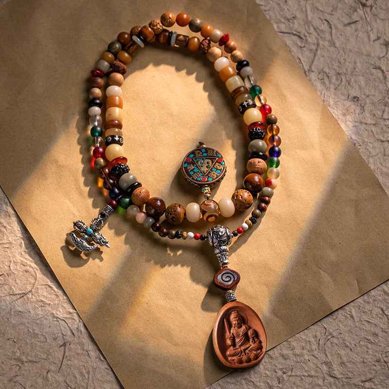 Gold and Silver Sheen Obsidian Lion - head Bracelet with Tiger's Eye Stone