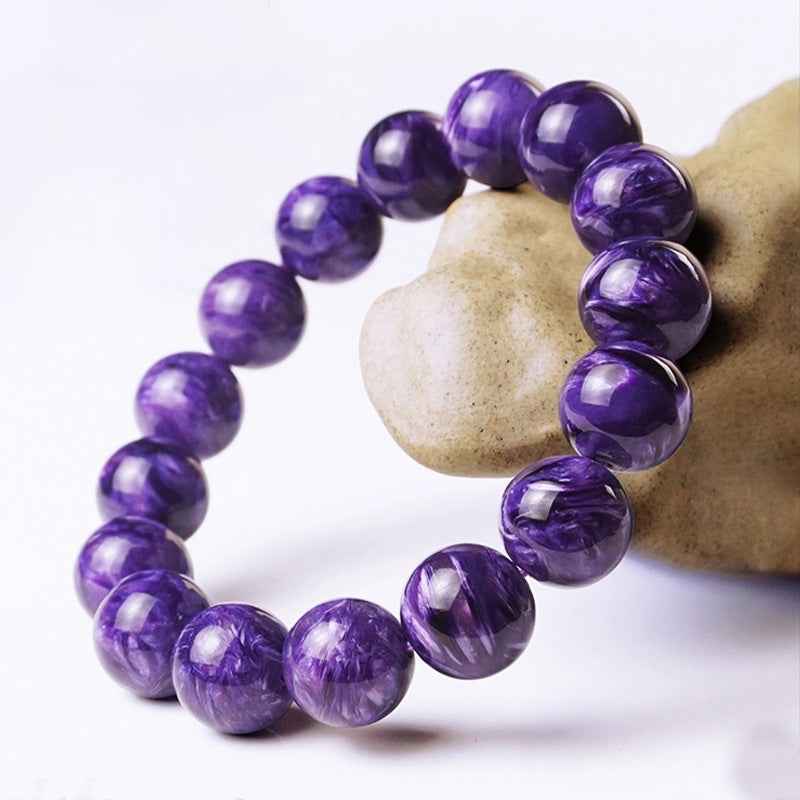 Lacquer Beads Coil Agate Gold Foil Glaze Bracelet Nine Tailed Fox Phoenix Nine Double Coil