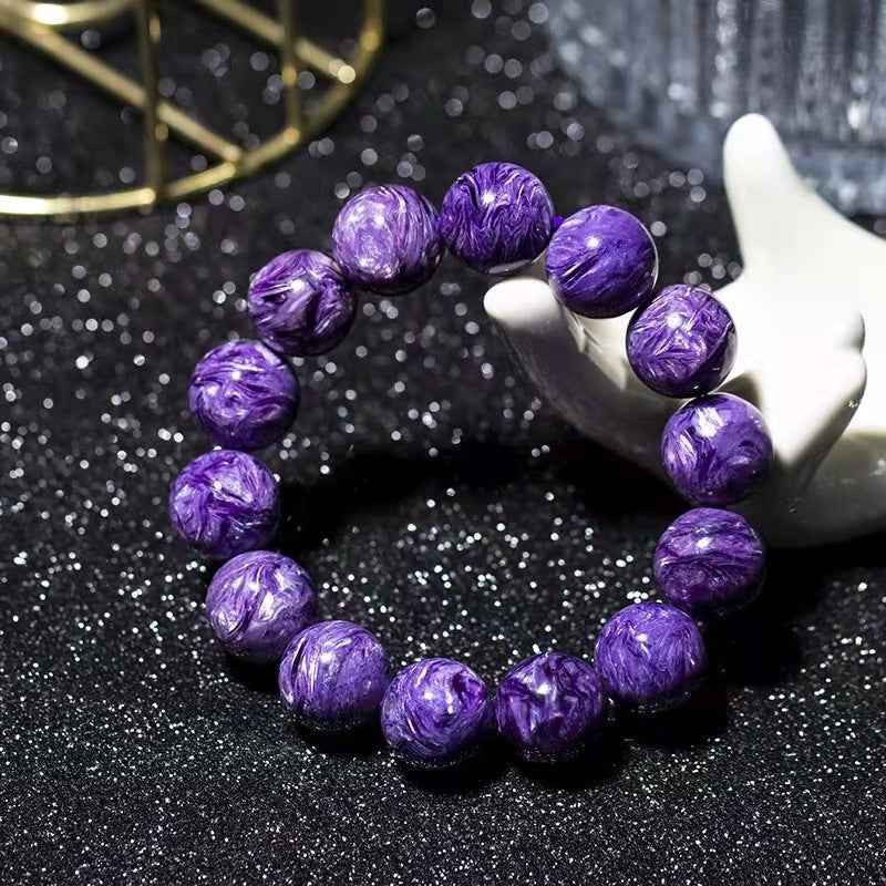 Lacquer Beads Coil Agate Gold Foil Glaze Bracelet Nine Tailed Fox Phoenix Nine Double Coil
