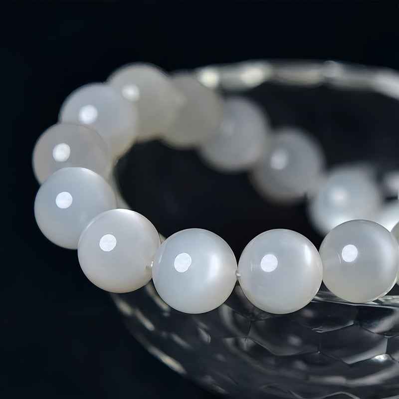 Natural white moonlight bracelet