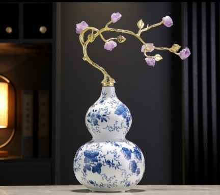 Enamelled Ceramic Gourd Decoration - Feng Shui Energy - The Best Choice