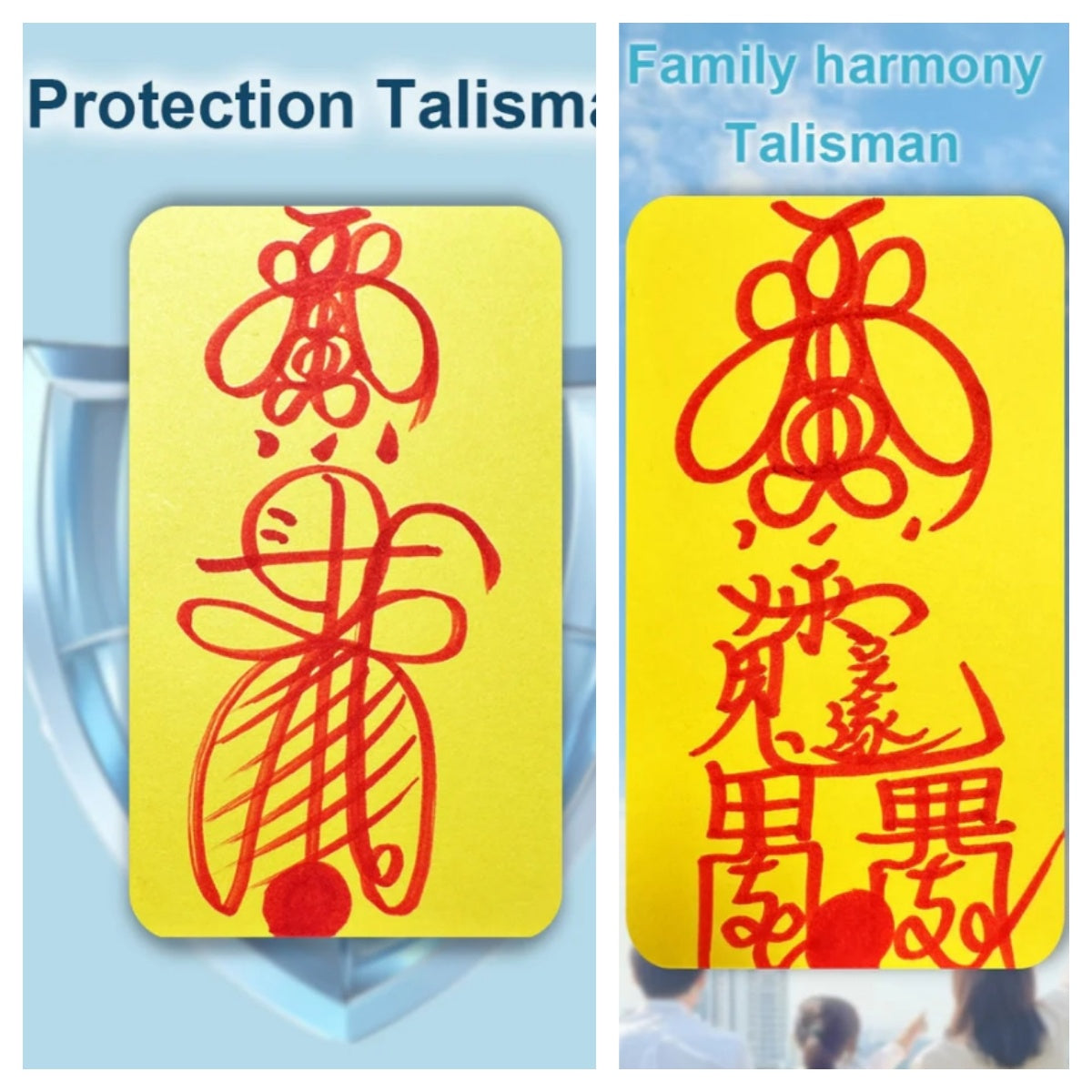 Dual Talisman Fusion: Protection Sigil + Family Bond Amplifier