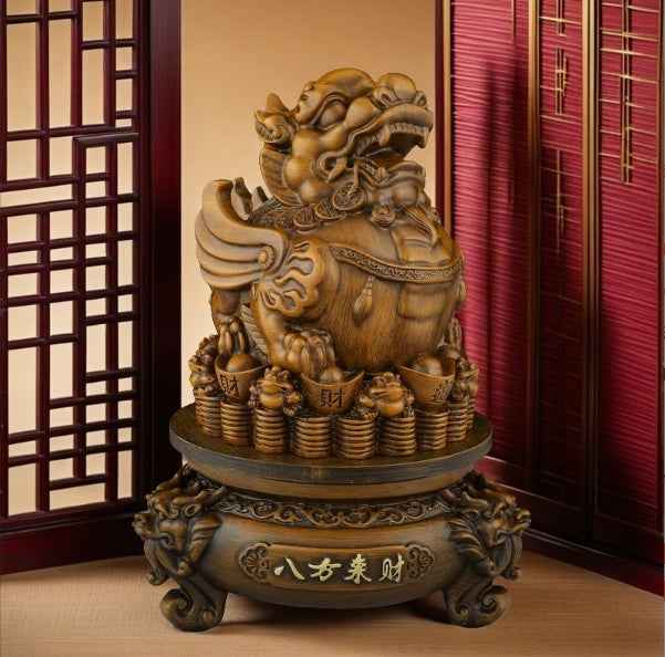 Fortune-attracting Pixiu Feng Shui Ornaments - Sandalwood